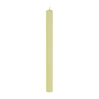 100% BEESWAX 1-1/2" x 12-3/4" GROOVE BASE CANDLE STICK