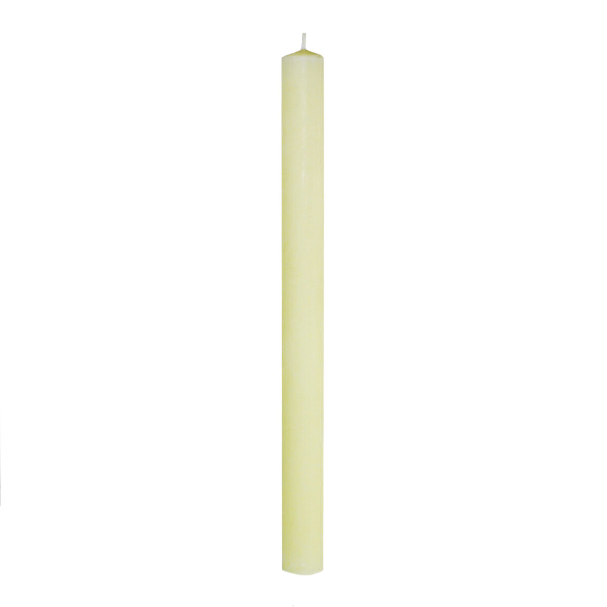 100% BEESWAX 1-1/2" x 17" GROOVE BASE CANDLE STICK