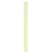 100% BEESWAX 1-1/2" x 25-1/2" PLAIN END CANDLE STICK