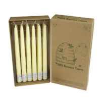 100% BEESWAX 10" TAPER CANDLE (Box of 12)