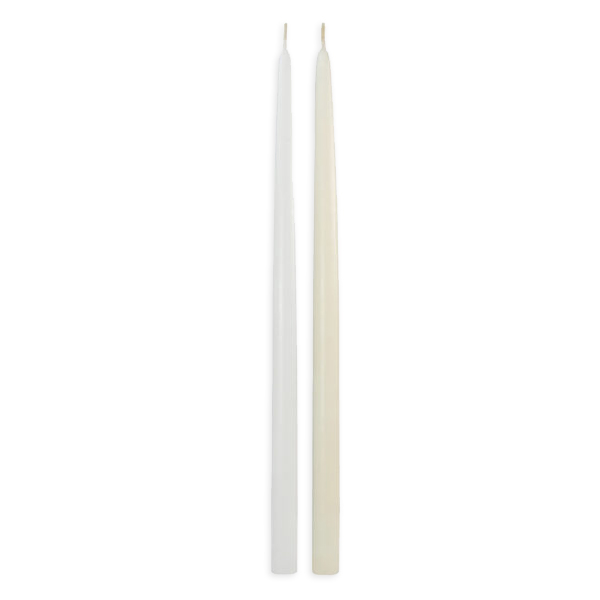 Smoke & Drip Free by Xsell® NEW TAUPE Dinner Bistro Candles Tapered 18cm Long 