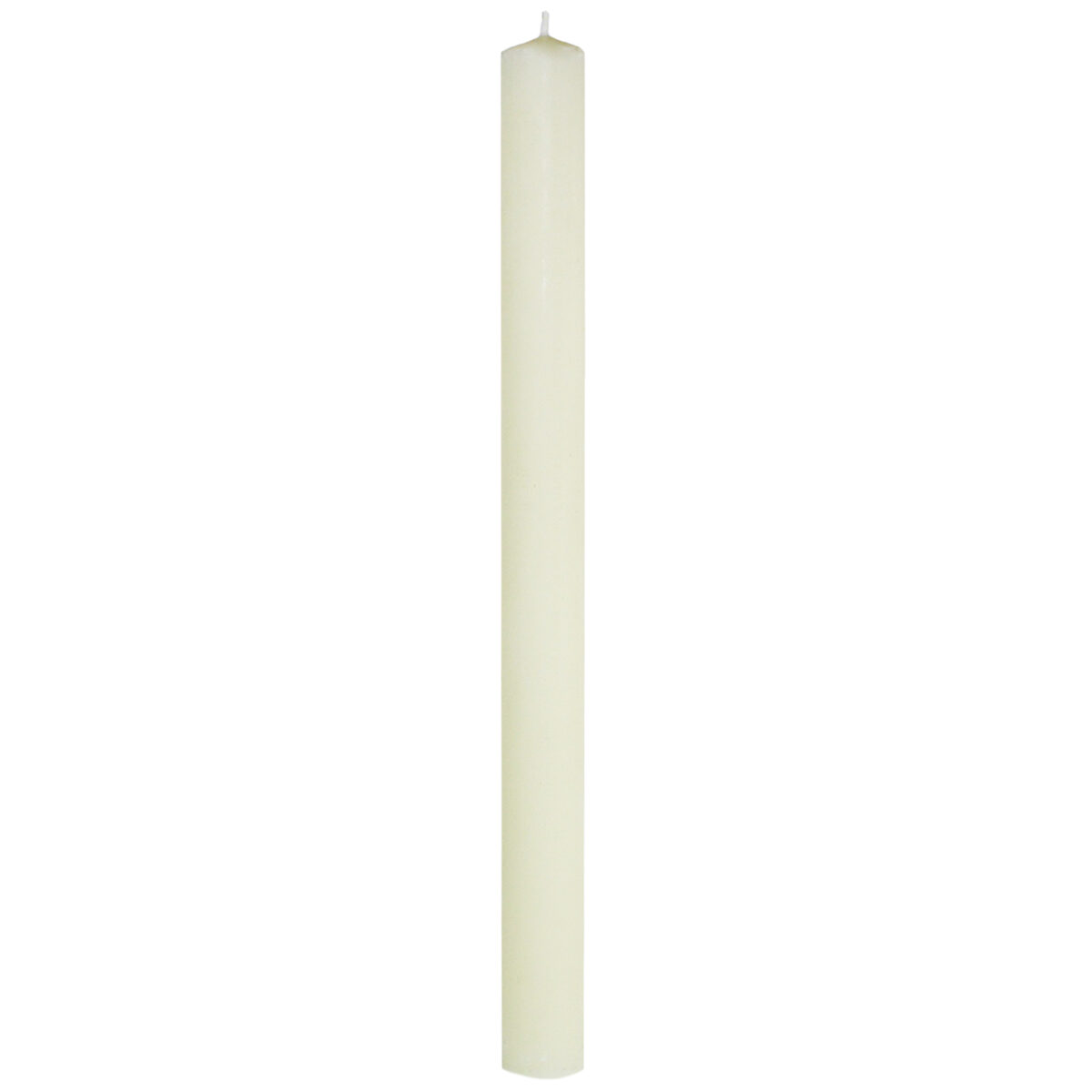 51% Beeswax 1-1/2" x 25-1/2" Plain End Candle Stick