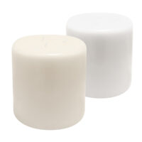 5.8" x 5.8" - 3 WICK UNSCENTED FIRESIDE PILLAR CANDLE