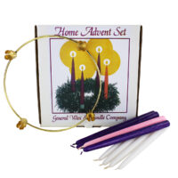 Advent Taper Candle Ring Set