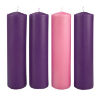Advent Pillar Candle Set 3 x 12