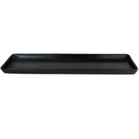 Black Rectangle Candle Holder, each