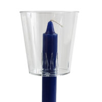 Clear Candle Wind Protector Cup