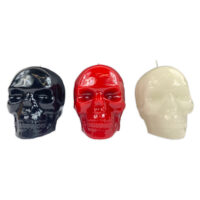 Skull Large Halloween Candles