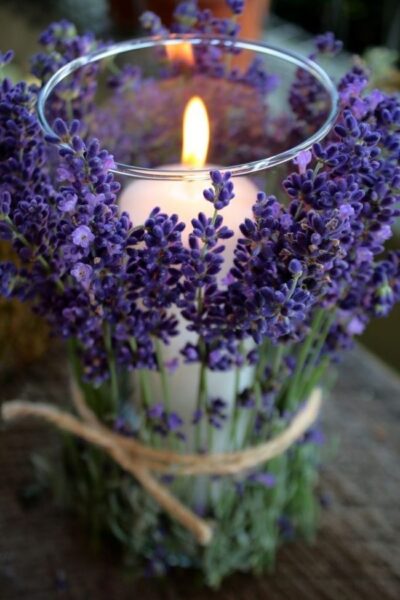 romantic candle decorations