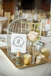 Candle In Birdcages for wedding decor