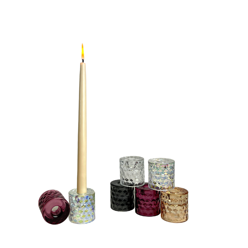Crystal Nova Reversible candle holder collection