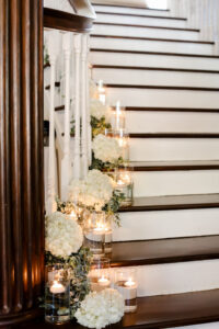 wedding Staircase With Candles 