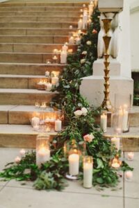 Staircase With Candles