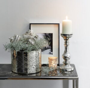 pillar candle with holders