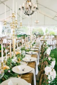 wedding centerpiece ideas with tapercandles