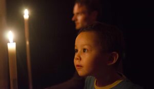 Kids trataka Candlelight meditation
