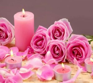 rose smell aroma candles