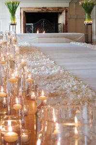 tea light candles- wedding decoration