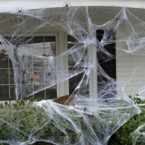Gauze web for halloween decoration