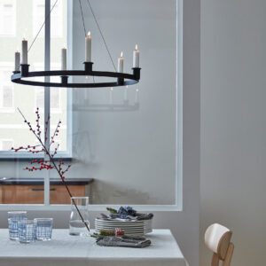 circle candle chandelier 8