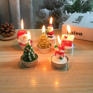 Christmas wax candles 