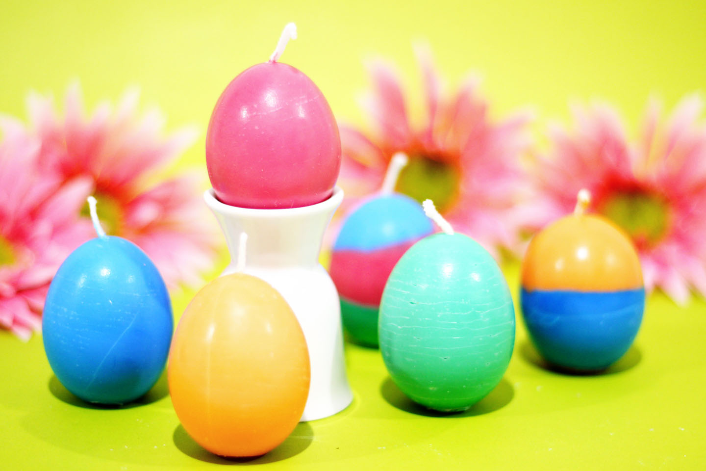 DIY Easter candles
