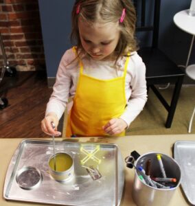 making candles with your kids