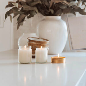 soy wax candles for home decoration 