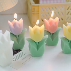 tulip flower shape candles