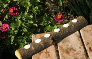 outdoor tealight rustic candles 