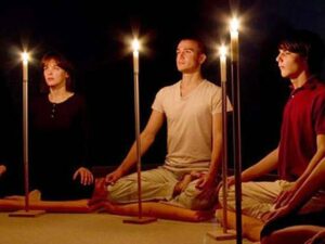 candle light meditation