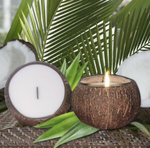 coconut scented candle 