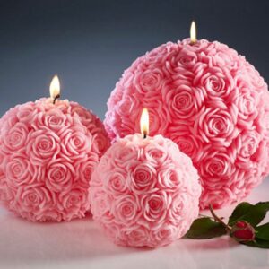 rose scented candle 