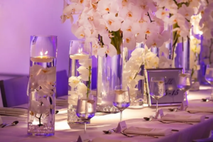 floating candle wedding centerpieces
