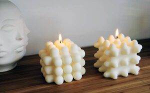 geometric unique candles 