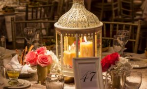 lantern candle wedding centerpieces 