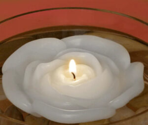 floating candle flower