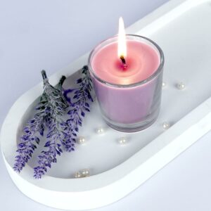 Lavender scented bathroom candles 