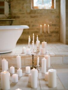 Bathroom candles 