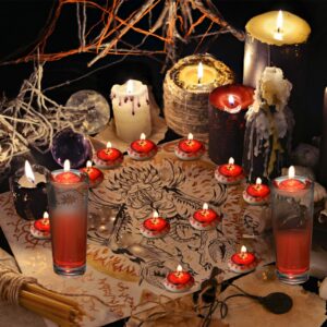 Halloween decoration with candles 