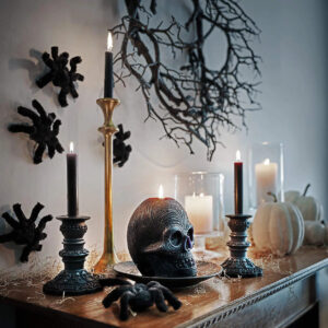 Moody candles for Halloween 