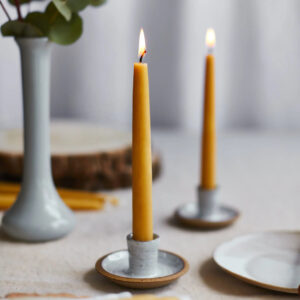 eco-friendly beeswax dinner candles 