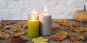 fall pillar candles 