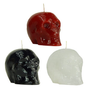 small skull candles 