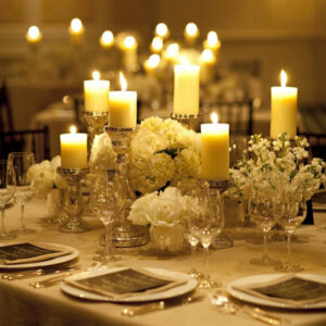 pillar wedding candles for table decoration 