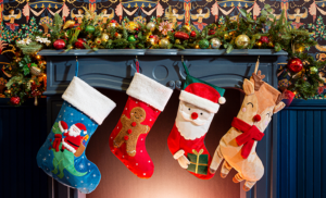 Christmas stockings for home decoration 