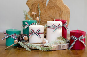 pillar candles for home decoration 