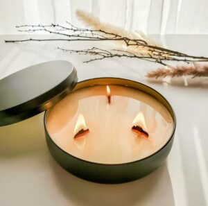 Sandalwood scented candles for romantic nights