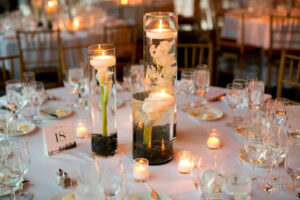 modern floating candle centerpieces 