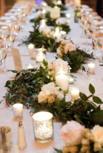votive candles for wedding decoration